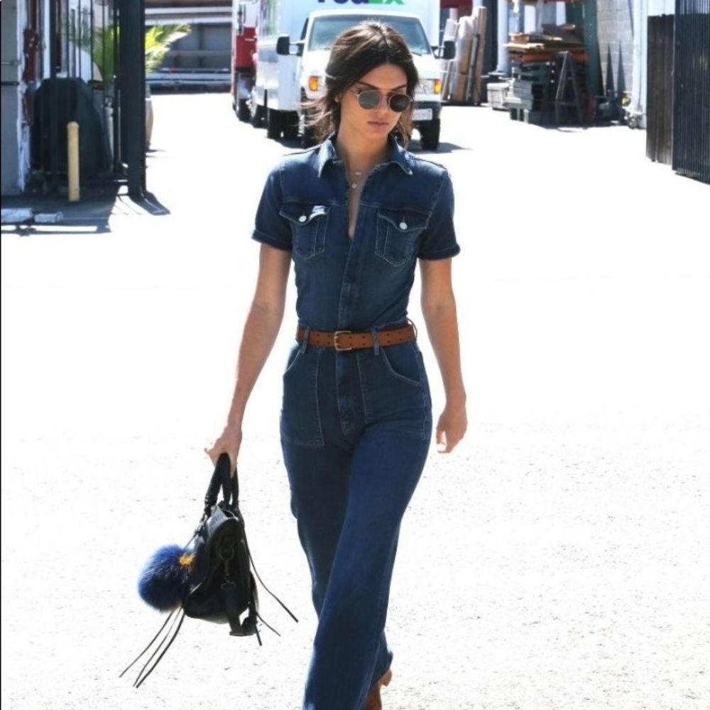 FRAME Denim Le Flare De Francoise Jumpsuit
